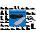 Memory Foam Shoe Insoles for Men and Women - Shock Absorbing and Cushioning Comfort - Black, L US M 8-12/W 10-15 - Buy Online on GoSupps.com