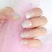 Shop Hujl 24PCS Short French Artificial Nails - Elegant Nail Manicure for Women | Daily Nail Decoration - Buy Online on GoSupps.com