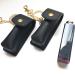 Black Keychain Holder Set - 2 Lipstick & Lip Balm Holders with Keychain | Stylish & Functional Organizer - Buy Online on GoSupps.com