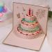 WESAPPINC 3D Pop Up Birthday Cards Warming LED Light Birthday Cake Music Happy Birthday Card Postcards Pop Up Greeting Cards Laser Cut Happy Birthday Cards Best for Mom Wife Sister Boy Girl Friends (1Pack LED birthday card) - Buy Online on GoSupps.com