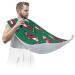 Christmas Santa Beard Bib Apron Beard Bib Hair Catcher for Men Shaving and Trimming Non-Stick Waterproof Beard Cape Grooming Cloth with 2 Suction Cups Gifts for Men