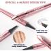 New Eyebrow Pen 3d Eyebrow Pen Waterproof Eyebrow Pen Micro Eyebrow Pen 4-Point Precision Eyebrow Pen Delicate Pen Tip As Fine As Hair Accurately Outlined With Smooth Lines Light Coffee Color - Buy Online on GoSupps.com