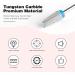 BNG 5-in-1 Carbide Nail Drill Bit | Fast Acrylic & Hard Gel Removal | Tungsten Steel | 3/32 Electric Nail Drill Bits | Manicure Pedicure Tool | Medium Silver - Buy Online on GoSupps.com