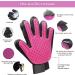 Premium Cat Gloves for Grooming & Care - Silicone Washing Gloves for Cats & Dogs - Fleece Care Brush - Set of 2 Pink - Buy Online on GoSupps.com