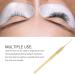 Professional Eyelash Perm Lift Tool - Stainless Steel Lash Lifting Separator | Premium Eyelash Extension Supplies (Gold - Buy Online on GoSupps.com