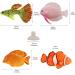 Buy Wenxiaw Artificial Goldfish for Aquariums - 4 Pack Bright Silicone Fake Fish with Suction Cups | Ideal Aquarium Decoration - Buy Online on GoSupps.com