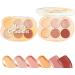 Blush Highlighter Makeup Palette 6 Colors Multifunctional Blush PaletteWaterproof Cream Texture Blendable Long Lasting Makeup - Buy Online on GoSupps.com
