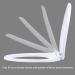 Hibbent Premium One Click Elongated Toilet Seat with Cover - Easy Installation, Quick-Release, Soft Closed - Stable Hinge Design - 18.5'' White Color - Buy Online on GoSupps.com