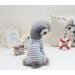 Zunea Striped Cotton Pajamas for Small Dogs | Cozy & Soft Puppy Sweatshirts | Autumn Dog & Cat Outfits - Size L Gray - Buy Online on GoSupps.com