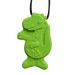 Tough Silicone Dinosaur Necklace for Kids - Chewing & Fidget Toy - Portable Sensory Bite Chain - Zonewd Green - Buy Online on GoSupps.com