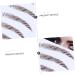 OHPHCALL 20 Pcs Eyebrow Stickers Authentic Eyebrows Stickers Eyelash Brown Water Transfer Paper with Soy Ink 21x15cmx5pcs Brownx5pcs - Buy Online on GoSupps.com
