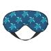 Cute Turtle Print Sleep Eye Mask Blindfold with Elastic Strap Headband Soft Eye Cover Eyeshade for Night Sleeping Travel