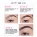 Waterproof Eyebrow Pencil & Brush Set (2 Pack) - Long Lasting, Natural Dark Brown Eyebrow Makeup - Buy Online on GoSupps.com