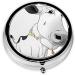 Dairy Cow Round Pill Box - 3 Compartment Portable Travel Organizer for Vitamins & Medications | Mini Decorative Purse Case - Buy Online on GoSupps.com