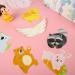 100 Pieces Cartoon Animal Lollipop Paper Cards - Perfect Wedding & Birthday Party Favors | International Shipping Available - Buy Online on GoSupps.com
