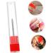 FRCOLOR Nail Polisher Nails Drill Bits Manicure Accessories Nail Drill Bits for Acrylic Nails Nail Bits for Nail Drill Nail Art Tools Nail Art Drill Bits Drill Bit for Acrylic Nails 7.00X1.30X1.30CM Red - Buy Online on GoSupps.com