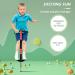 Meooeck 2 Pcs Bounce Pogo Stick for Kids Age 5 and Up | Foam Jolt Pogo Jumper for Body Balance Exercise | Green and Red - Buy Online on GoSupps.com