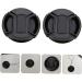 Milisten 4 Pcs Camera Lens Cover 62mm Lens Cap Lens Hood Cap Front Lens Replacement Cover Universal Lens Cap Centre Pinch Lens Cover Camera Lens Lid Hood Cover Splash Proof Plastic Black 6.2X6.2CM - Buy Online on GoSupps.com