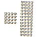 Adocarn 100 pieces of wax melting shell Hair removal tool container Wax salum melting bowl wax heating bowl household tools chocolate warmer chocolate melting pot 5x5cmx4pcs goldenx4st