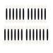 Eyeshadow Stick Applicator Soft Wide Application Mini Good Sanitation Double-head Eye Shadow Brush compatible with Makeup Multi