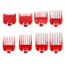 Hair Clipper Combs Guide Kit Plastic Hair Trimmer Guards Attachments Hair Salon Tool Set of 8 PCS