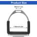 Frdhee Safety Stainless Steel Stirrups for Adults & Children | Anti-Slip Rubber Tread | Equestrian Saddle Safety - 2 Pieces - Buy Online on GoSupps.com