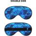 Shop Unisex DNA Chain Photo Print Eye Mask - Soft Adjustable Sleeping Mask for Ultimate Comfort - Buy Online on GoSupps.com