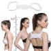 Posture Corrector Back Support Shoulder Belt Rectify Straighten Correction Men Women Adult Children XL/L/M/S (White XLarge) lofty ambition - Buy Online on GoSupps.com
