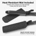 Olivia Garden Titanium + Ion Curling Iron - Dual Voltage | Heat Mat & Limited Edition Brush Included | High Performance Styling Tool - Buy Online on GoSupps.com
