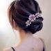 Yusier Flower Rhinestone Hair Comb Set for Women - Bridal Wedding Hair Accessories - Buy Online on GoSupps.com