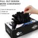 Finitex Black Nitrile Disposable Medical Exam Gloves - Case of 1000 (Medium, 6mil, Powder-Free, Latex-Free) - Pack of 100 - Buy Online on GoSupps.com