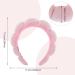 WLLHYF Spa Headband Sponge Terry Towel Cloth Fabric Headband Puffy Fashion Hairband Thick Padded Hair Hoops Non Slip Valentine's Day Hair Accessory for Women Girls Washing Face Skin Care Makeup Pink - Buy Online on GoSupps.com