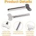 Stainless Steel Toothpaste Tube Squeezer 4 Pieces Metal Toothpaste Squeezer Roller for Toothpaste Cosmetic Oil Cream Paint Squeezer - Buy Online on GoSupps.com