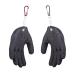 FOXHORSE Fishing Catching Gloves - Non-Slip Fisherman Protect Hand Catch Fish Glove with Magnetic Hooks,Hunting Glove with Magnet Release Professional Fish Cleaning Gloves Set Cut&Puncture Resistant 2 pairs