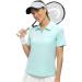 YSENTO Women's Short Sleeve Polo Golf Shirt with Zippered Collar & Pockets - Sky Blue XL - Buy Online on GoSupps.com
