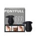 Kitsch PONYFULL Ponytail Volume Enhancer - Holiday Gift Volumizing Ponytail Tool - Enhance Ponytail Style for Fine Hair Adds Volume and Lift Perfect for Daily Use & Any Occasion DARK BRUNETTE  BLACK