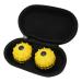 Healeved 1 STK toys pressure relief toys decompression ball massage balls print outflow massage globe Stress reducer 7.36x3.56cm yellow