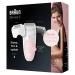Braun Silk-pil 5 Epilator Hair Removal 3 In 1 Includes Shaver & Trimmer Head Cordless Gentle Hair Removal Setting Wet & Dry 100% Waterproof UK 2 Pin Plug 5-620 White/Pink SE5-620