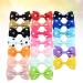 Frcolor 20pcs Bowknot Dog Hair Clips for Yorkies & Pups | Perfect for Kids & Christmas | Size M - Buy Online on GoSupps.com