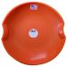 Flexible Flyer Paricon 626 Round Flying Saucer Disc Racer Polyethylene Snow Sled Toboggan, for Ages 4 and Up, 26 Inch Diameter Orange 1 Pack