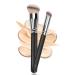 Kugge Under Eye Concealer Brush & Foundation Brush for Liquid Makeup, 2PCS Dense Synthetic Angled Kabuki Blending Makeup Brush, for Liquid, Cream and Setting Powder 170&270
