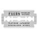 50 Fac n Platinum Japanese Stainless Steel Double Edge Razor Blades for Safety Razor - Close Smooth Shaving Experience - 200+ Shaves