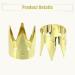 VOCOSTE 2 Pcs Makeup Sponge Stand | Beauty Egg Holder & Drying Rack | Gold Metal Cosmetic Storage - Buy Online on GoSupps.com