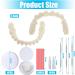 TrelaCo 35 Pcs Dentures DIY Repair Kit - Customizable Fake Teeth Solution with Dental Tools for Easy Convenient Smile Improvement - Buy Online on GoSupps.com