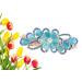 Crystal Hair Clips Metal Snap Hair Clips Thin Thick Hair Holder Hair Clips for Women Girls Hair Styling Accessories (1 pack) (Blue)