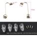 SBTRKT 2pcs Eyeglass Nose Pad Arm - Metal Frameless Optical Frame Nose Bridge Auxiliary Accessory for Enhanced Comfort - Buy Online on GoSupps.com