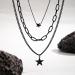 Stylish Oralgos Pentastar Necklace for Women - Versatile Alloy Collarbone Chain Jewelry - Buy Online on GoSupps.com