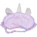 ZTL Unicorn Sleep Mask - Cute Plush Eye Mask for Kids & Women - Soft Purple Blindfold for Sleeping - Buy Online on GoSupps.com