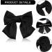 EUPSIIU 6 Pieces Bow Hair Clip Big Bowknot Hairpin French Hair Clips 3 Color Bow Hair Clip for Women Solid Color Bow Hair Clips Hair Barrettes Accessories for Women Girls (Red+Black+White) - Buy Online on GoSupps.com