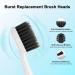 Replacement Toothbrush Heads for Burst Electric Toothbrush - Soft Charcoal Bristles Deep Cleaning Plaque Removal - 10 Count with Dust Covers - Buy Online on GoSupps.com